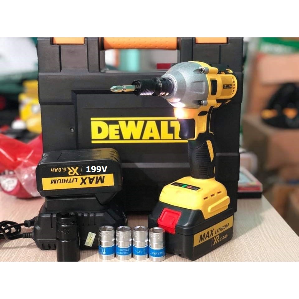 [LOẠI 1] Máy siết bulong DEWALT 199V