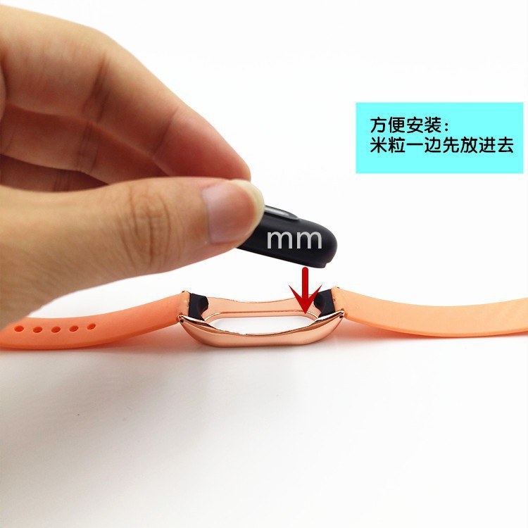 Dây đeo cao su cho đồng hồ thông minh Xiaomi Mi Band 2