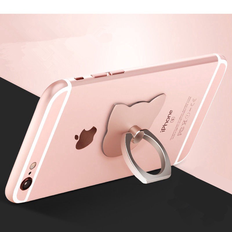 Nhẫn đỡ điện thoại thiết kế hình mèo dễ thương