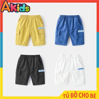Quần Đùi Short Kaki Fashion Cho Bé Trai và Bé Gái size 8-30kg