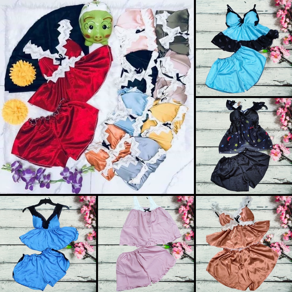 Đồ ngủ nữ 2 dây nữ sexy lụa💖XẢ KHO BÁN LỖ💖 bộ ngủ mùa hè mặc nhà dễ thương size dưới 58kg