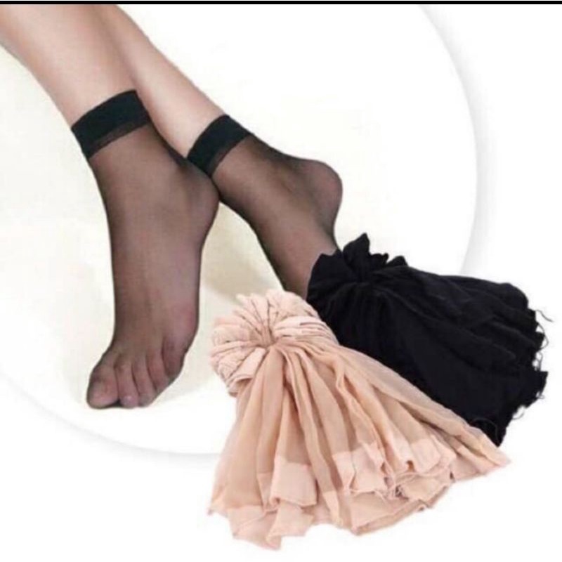 Sét 10 đôi tất da chân cổ ngắn ,siêu dai ,siêu mỏng cực thoáng chân