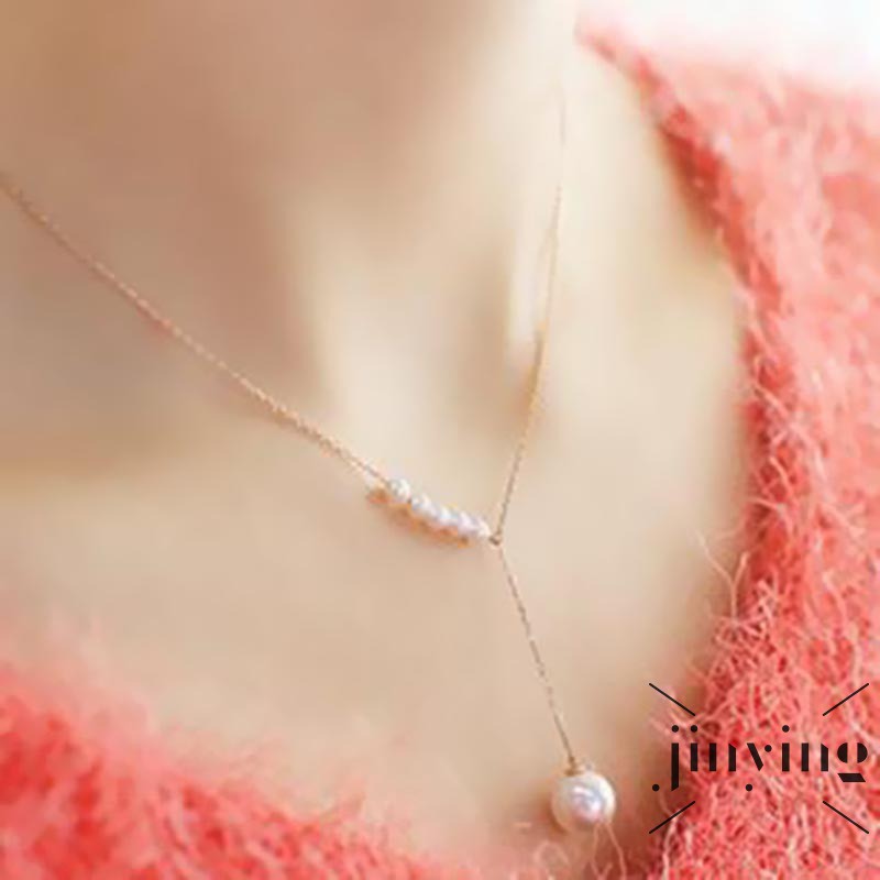 GETNOIVAS Vòng Cổ Ngọc Trai Nhân Tạo Xinh Xắn Thời Trang Hàn Quốc Dành Cho Nữ