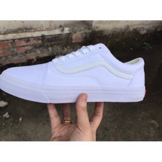 [F⚡️ASH SALE] [FLASH SALE] Giầy VANS Full trắng HOT HIT