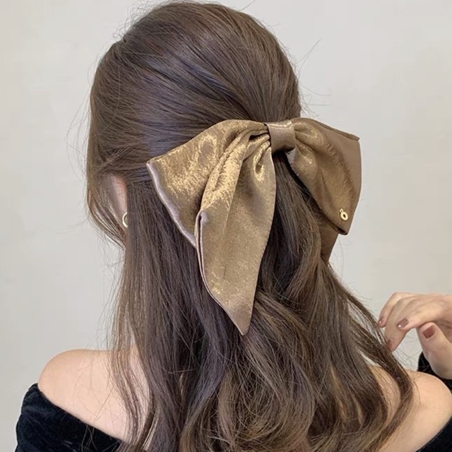 Kẹp tóc nữ nơ to nữ tính - Maben