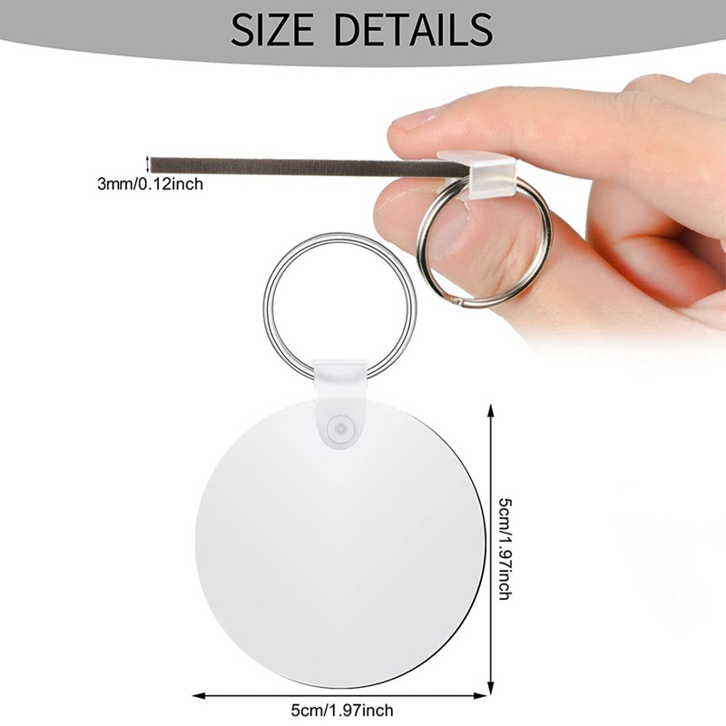 Bộ 36 Móc Khóa Trống Truyền Nhiệt DIY