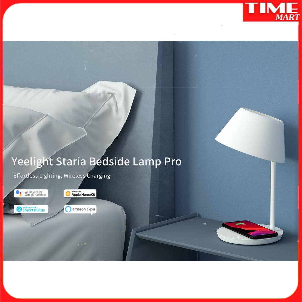 Đèn ngủ thông minh kiêm sạc không dây,kết nối ÂPP thông minh XIAOMI STARIA PRO YLCT03YL [TIME_MART siêu thị tiện íc