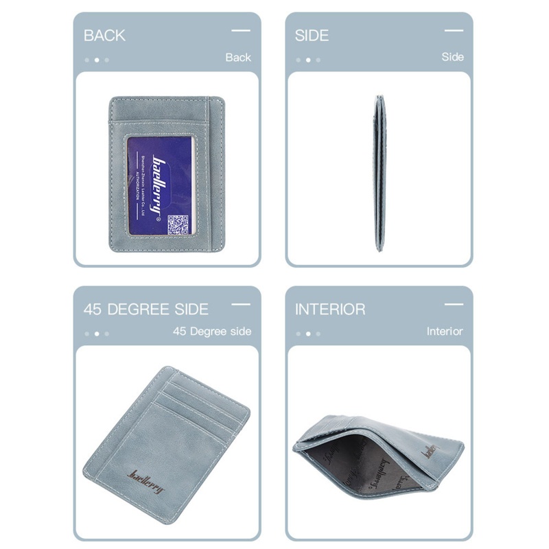 Ví Da PU ĐựNg Danh ThiếP Đơn GiảN ThờI Trang Cho Nam Nữ