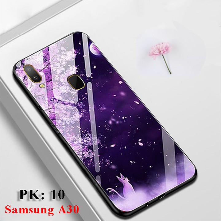 Ốp lưng samsung A30 ❤️ FREE SHIP ❤️ Ôp lưng mặt kính 9H in hình 3D sáng bóng samsung a30- Ốp lưng, phụ kiện giá rẻ