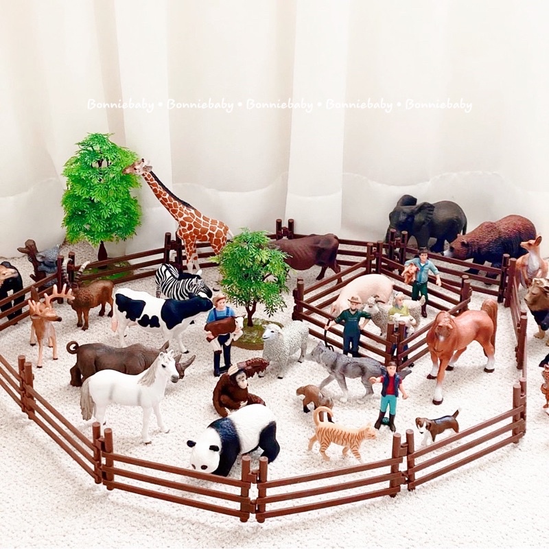 Bộ đồ chơi động vật Dino World cao cấp Hàn Quốc