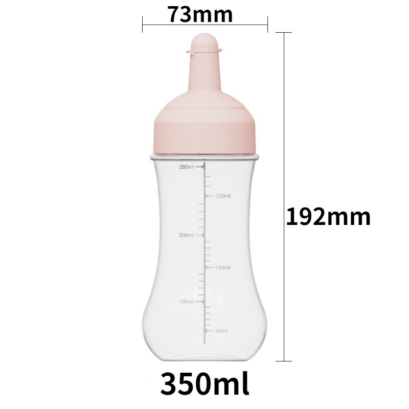 Chai Nhựa Đựng Nước Sốt 350ml Có Thang Đo Tiện Dụng