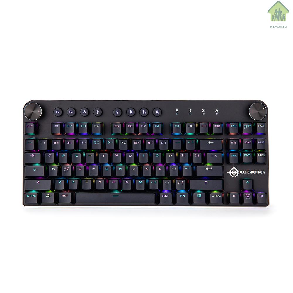 Bàn Phím Cơ Gaming Na-Refiner Mk11 Bt 3.0 Rgb 87 Phím Có Dây