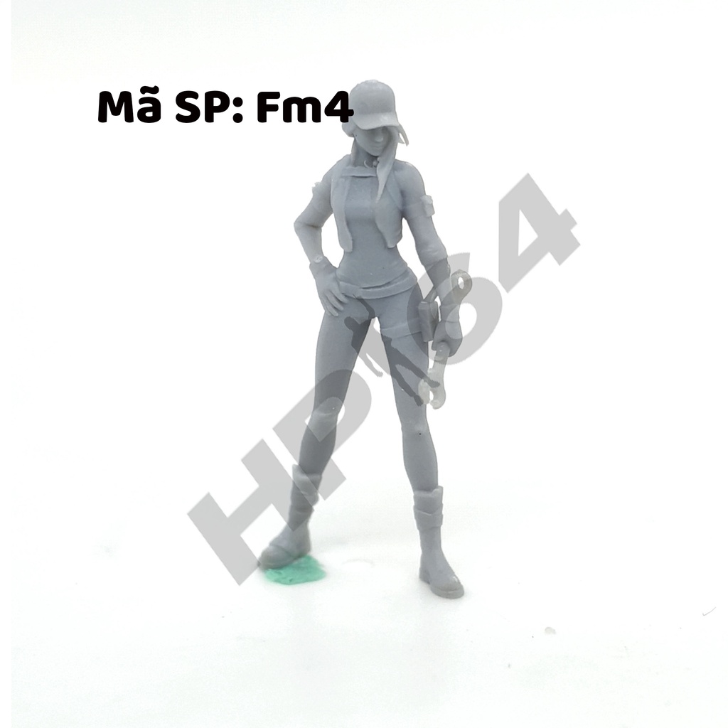 Mô hình nhân vật thô chưa sơn tỉ lệ 1/64 Mechanic