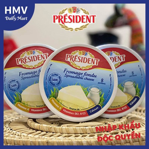 Phô mai Fromage Fondu hiệu President 120g