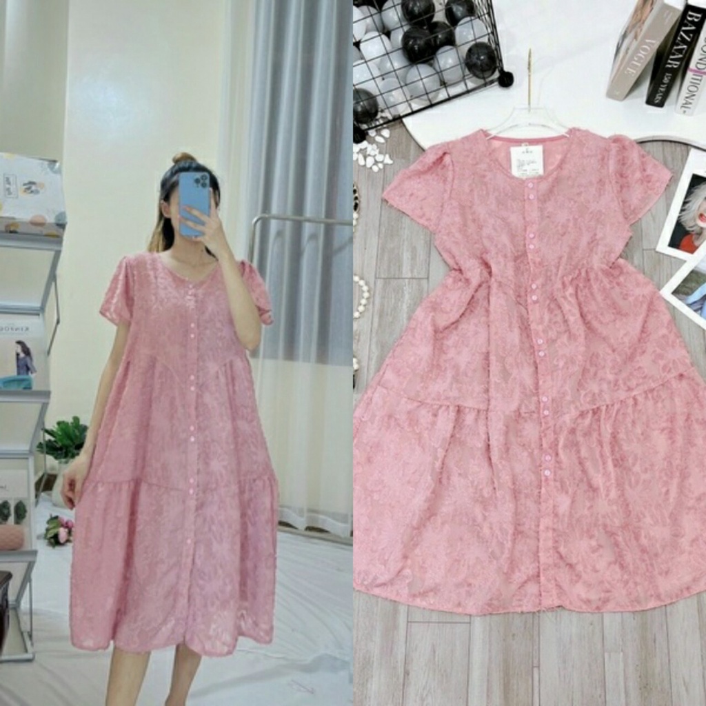 Váy Bầu Công Sở Shopdambau-MA1391 Đầm bầu thiết kế kết hợp sau sinh