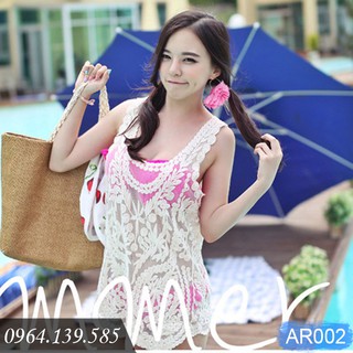 Áo ren 3 lỗ đi biển, có 2 mầu trắng và đen