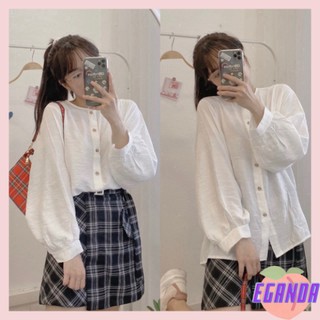 Áo đũi hàn quốc cúc dọc tay phồng