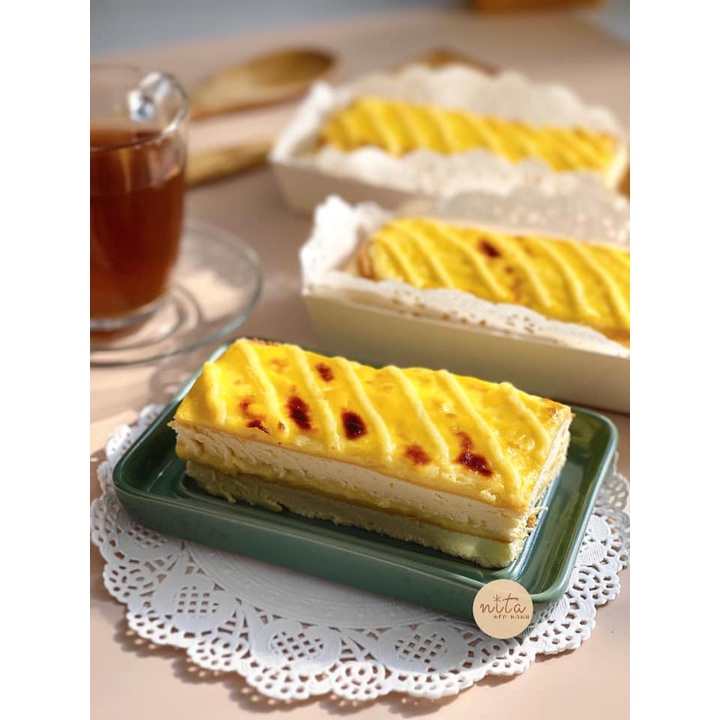 🔔🔔HỎATỐC Tp.HCM-GIAO SAU 1 NGÀY🔔 🔔 Bánh Bông Lan Sữa Chua Phô Mai Nướng - Size 320g