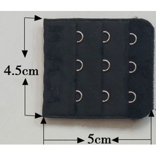 Móc nối nới rộng áo ngực dây nới tăng kích thước áo ngực chất liệu thép không gỉ 2 móc, 3 móc MC02