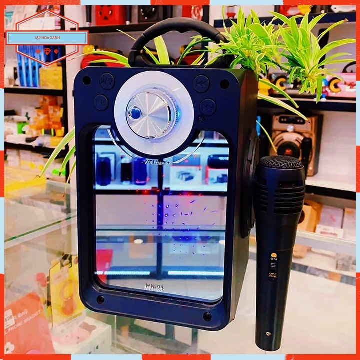 Loa Kéo Nghe Nhạc Karaoke Bluetooth Mini MN-03 Loa Blutooth Di Động Không Dây Tặng Kèm Micro