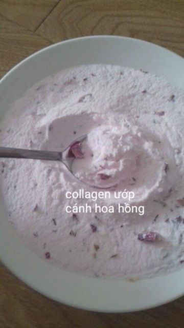 100g mặt nạ Collagen cánh hoa hồng handmade