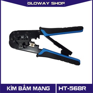 Kìm bấm dây mạng HT-N568R - Kìm bấm đầu mạng Rj11 - Rj12 - Rj45 - THÉP KHÔNG RỈ!