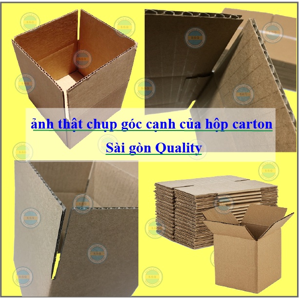 10 thùng carton 25x15x15 trơn, cứng