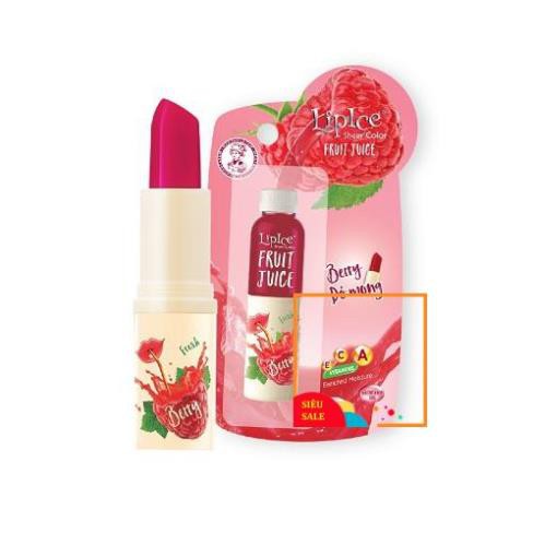 Son dưỡng có màu Lipice Sheer Color Fruit Juice 4g