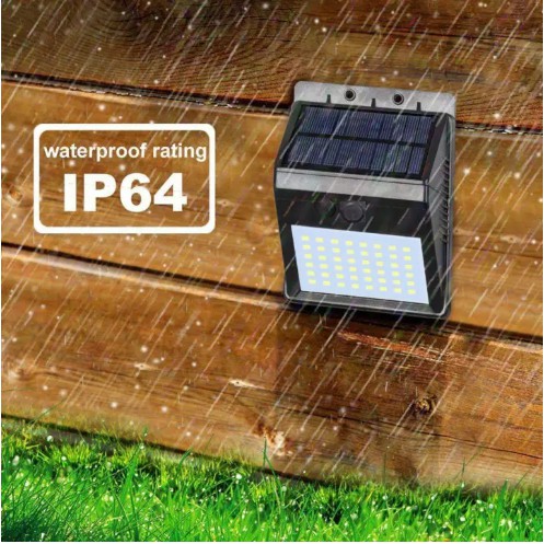 Đèn LED năng lượng mặt trời, Đèn Cảm Biến Chuyển Động Ngoài Trời 20 bóng LED, 3 chế độ chỉnh, cảm biến chuyển động