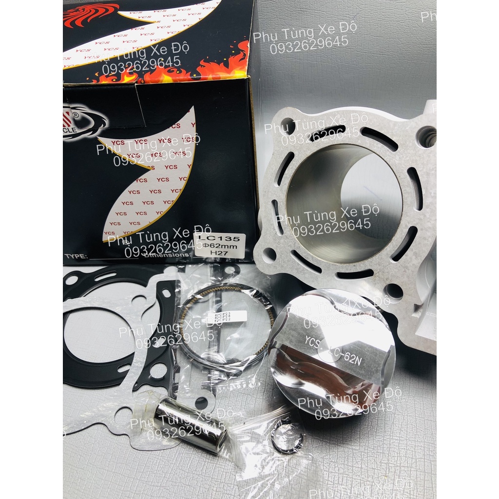 Lòng YCS EX 62mm chân lòng zin (H27) (Full bộ)