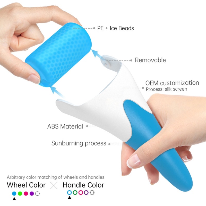 Cây Lăn Mát Xa Giảm Đau Bọng Mắt Tiện Dụng Cho Nữ