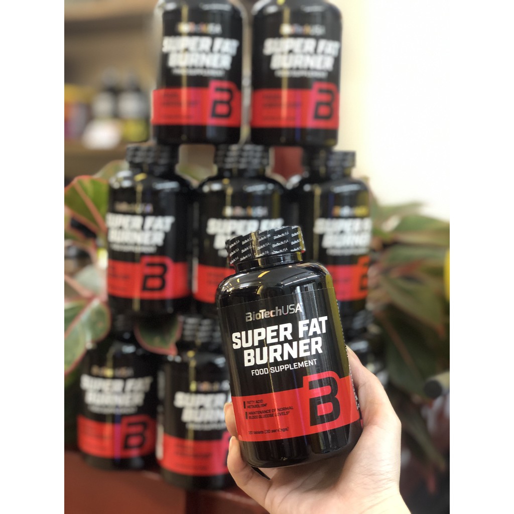 Giảm Cân Đốt Mỡ Super Fat Burner BiotechUSA Hộp 120 Viên