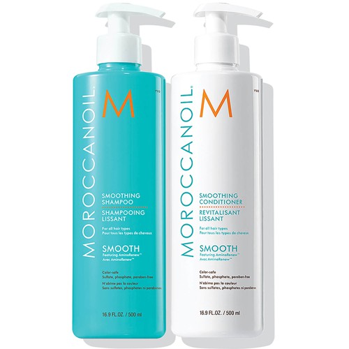 BỘ DẦU GỘI & DẦU XẢ SUÔN MƯỢT SMOOTH MOROCCANOIL 500ML