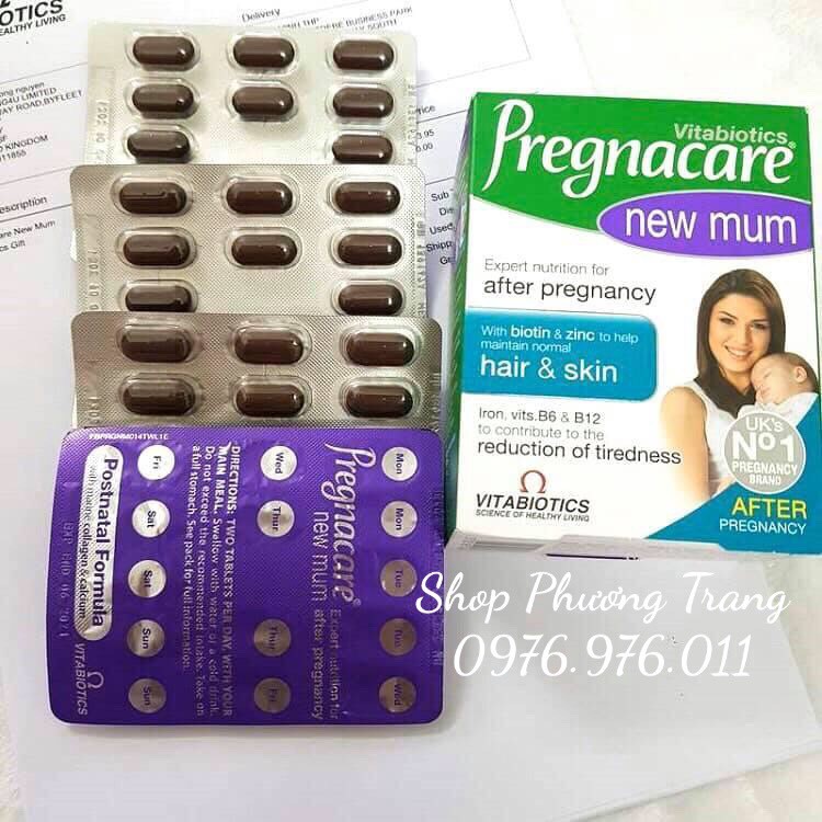 Pregnacare New Mum - CÂN BẰNG DINH DƯỠNG CHO MẸ SAU SINH