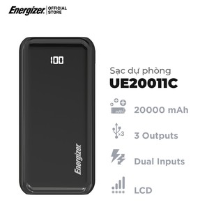 Sạc dự phòng Energizer UE20011C 20000mAh