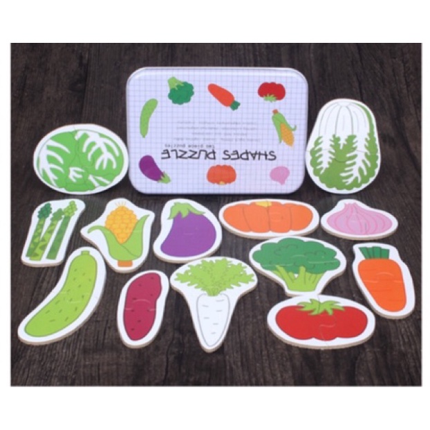 ĐỒ CHƠI GHÉP HÌNH 2 MẢNH HỘP SẮT