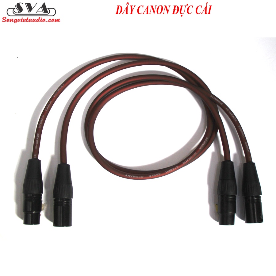 Dây CANON đực cái - cáp âm thanh dây tín hiệu canon ra canon loại đẹp - CẶP