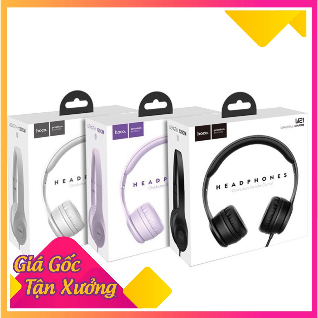 Tai nghe chụp tai Hoco W21 hàng chính hãng