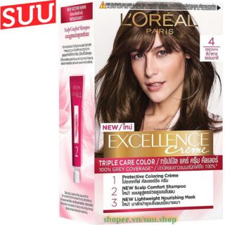 Thuốc nhuộm tóc phủ bạc Excellence cream L'Oréal