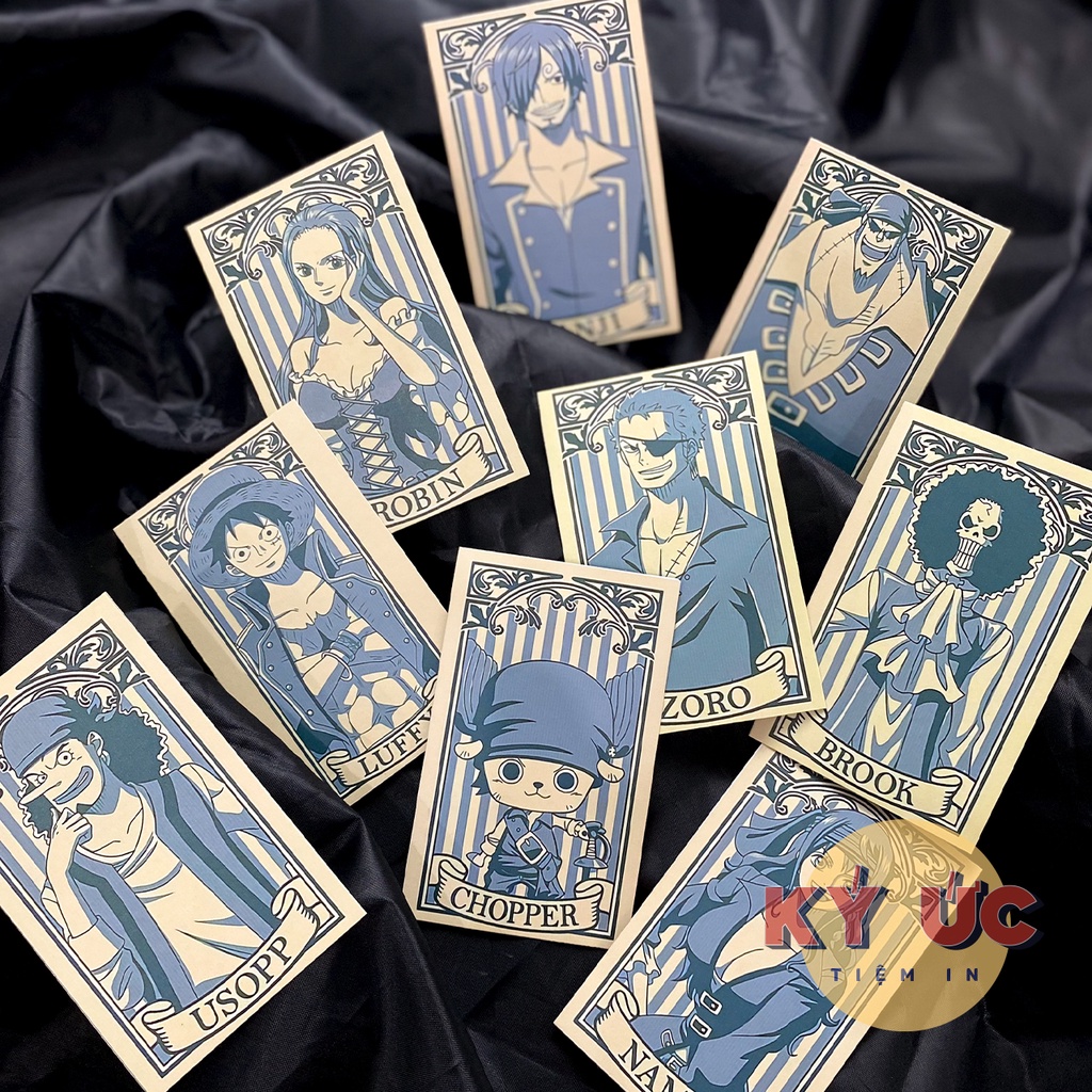 Combo 10 Card bo góc One piece