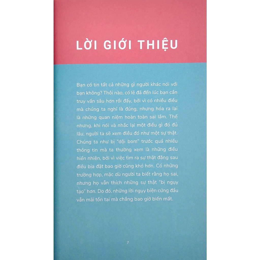 Sách Những Gì Bạn Nghĩ Mình Biết Đều Sai - VLG