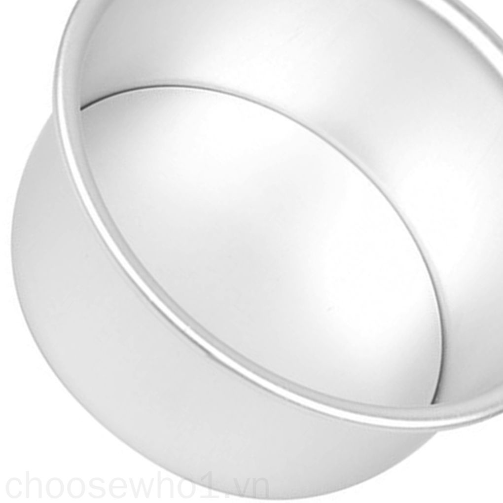 Bộ 2 Khuôn Làm Bánh Hình Tròn Bằng Hợp Kim Nhôm