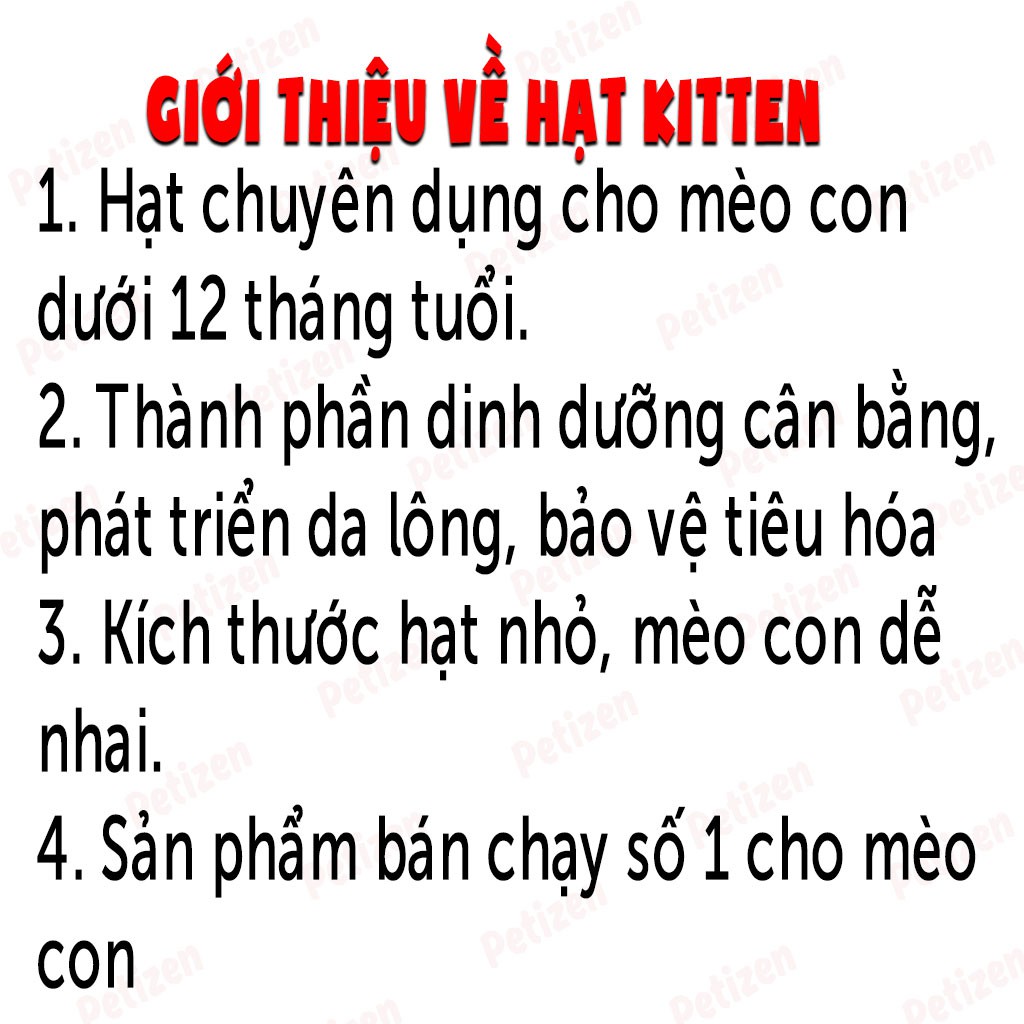 1Kg - Thức ăn cho Mèo con - Royal Canin Kitten -Petizen