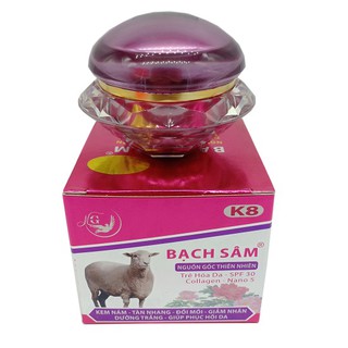 Kem nám - Xóa tàn nhang - Đồi mồi - Chống nhăn - Dưỡng trắng - Phục hồi da Bạch sâm K8