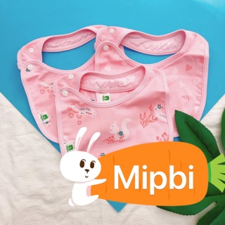 Set 3 Yếm tròn sơ sinh Mipbi