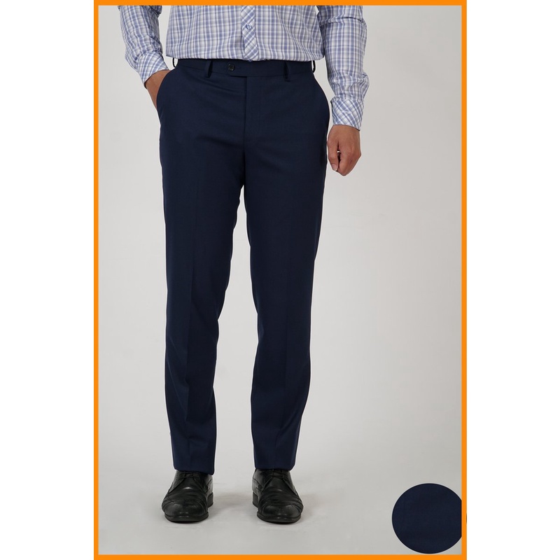 Quần tây nam Merriman ống ôm màu xanh mã THMP046