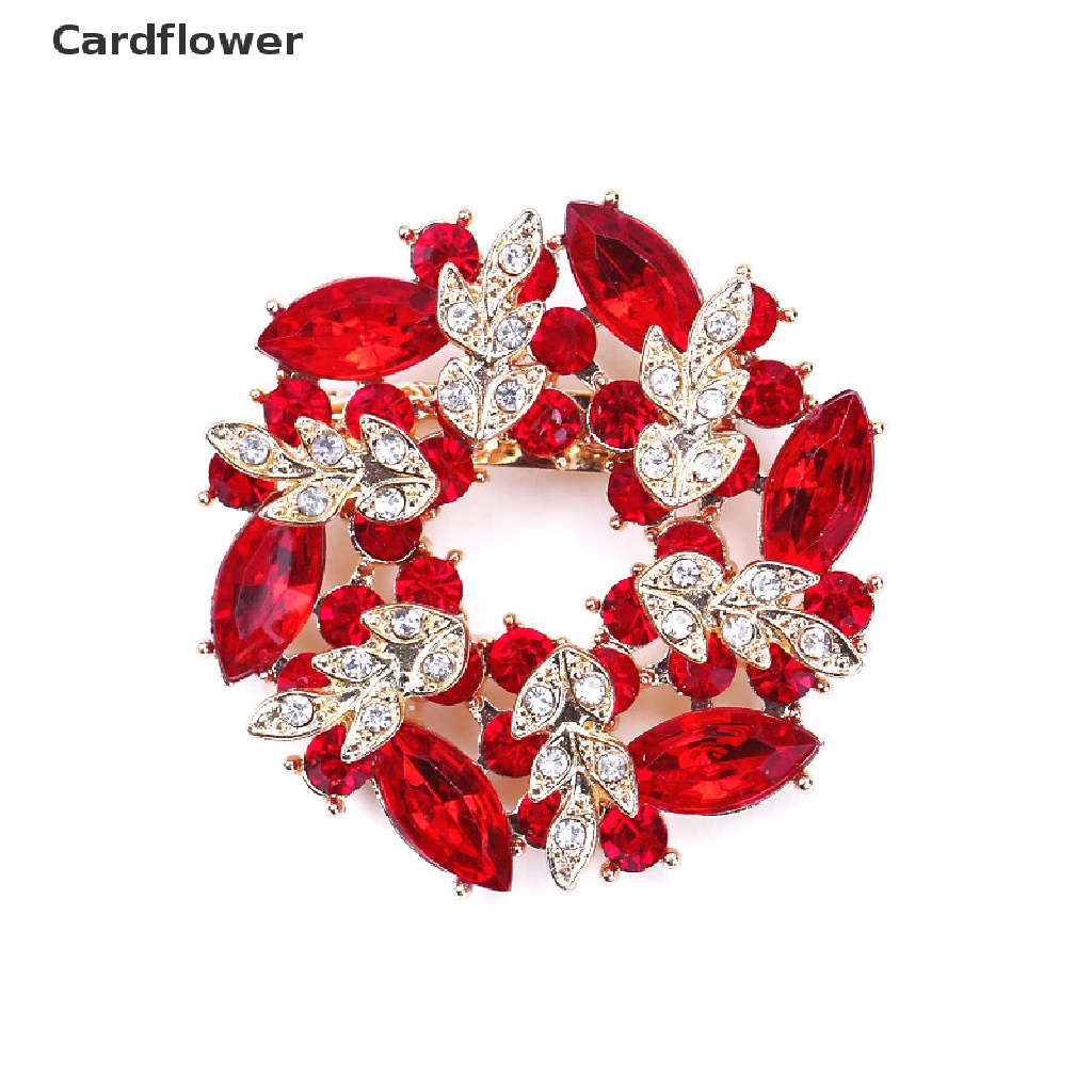 Ghim Cài Áo Hình Hoa Đính Đá Thời Trang Cho Nữ