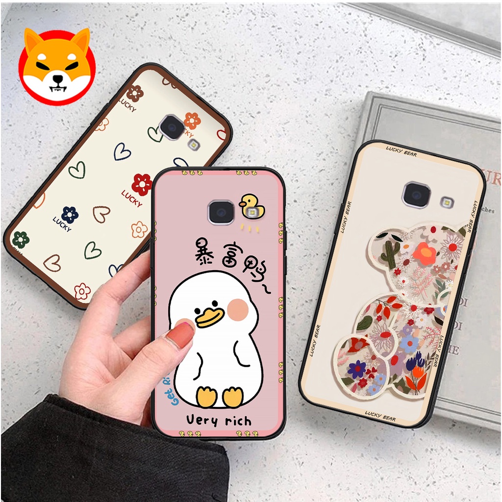 Ốp Samsung A9 Pro / C9 Pro in hình gấu , trái tim , vịt cute duck dễ thương