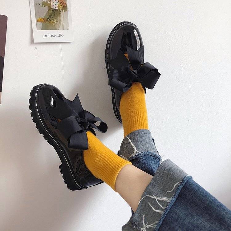 Giày đồng phục mềm kiểu Lolita xinh xắn dễ thương | BigBuy360 - bigbuy360.vn