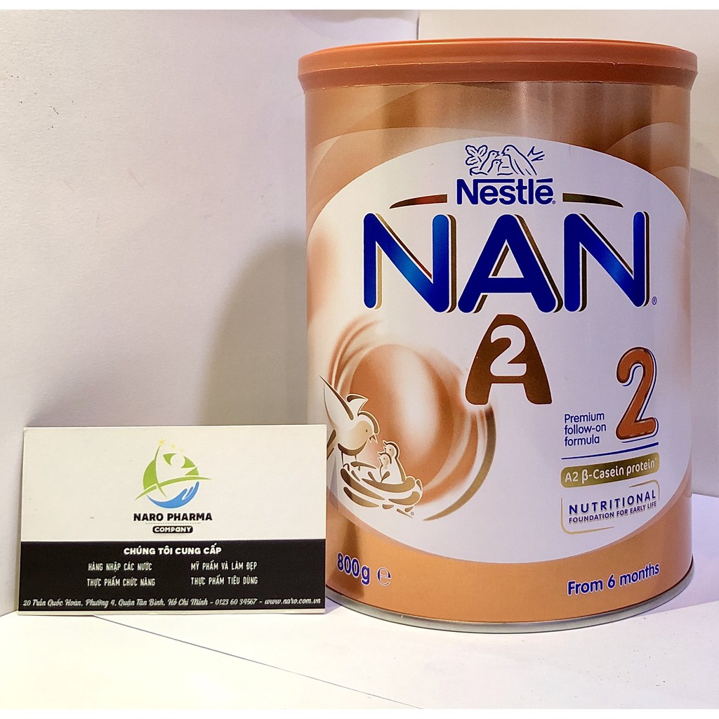 [CÓ NHÃN NK]Sữa Nan A2 Số 2 Dạng Bột (800G) (Từ 6 đến 12 tháng tuổi)